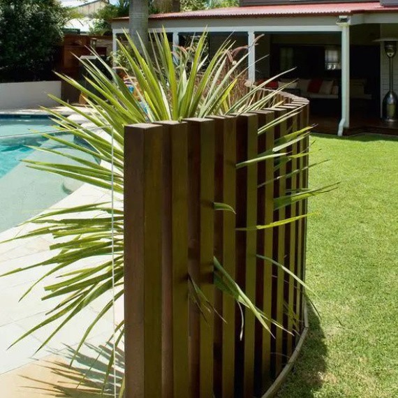 corten fence panels